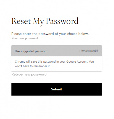 Предлагане на парола за Chrome