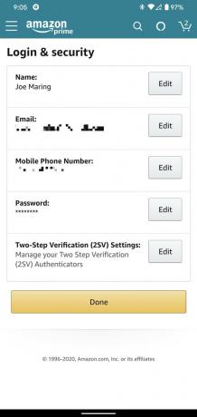 Ako zmeniť heslo pre Amazon