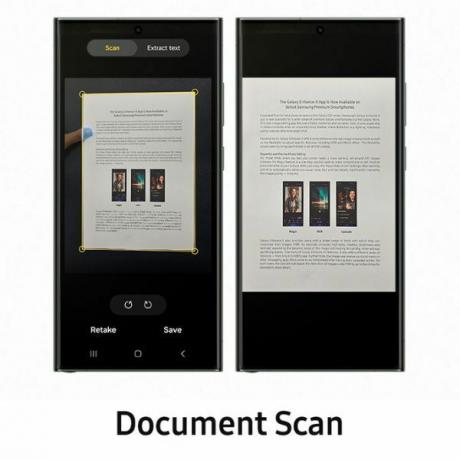 Escaneo de documentos One UI 6