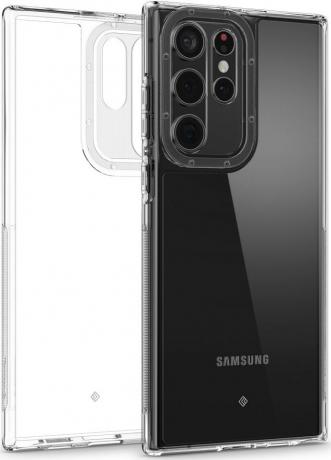 جراب Samsung Galaxy S22 Ultra Caseology Skyfall الشفاف Reco
