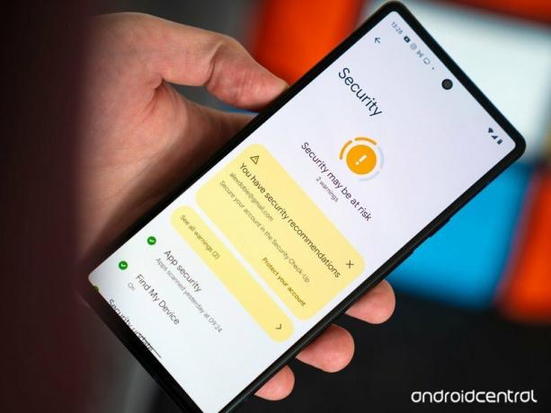 Google Pixel 6 Beveiligingshub Android