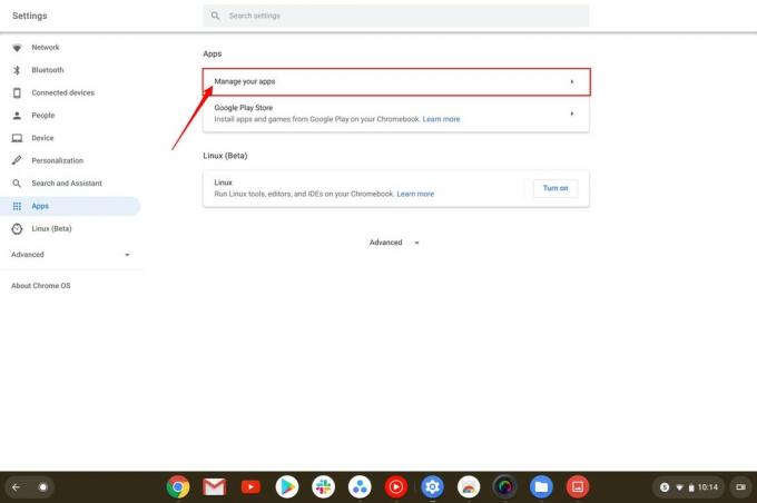 Administrar aplicaciones en Chromebook
