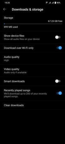 YouTube Music download og lagringsmuligheder