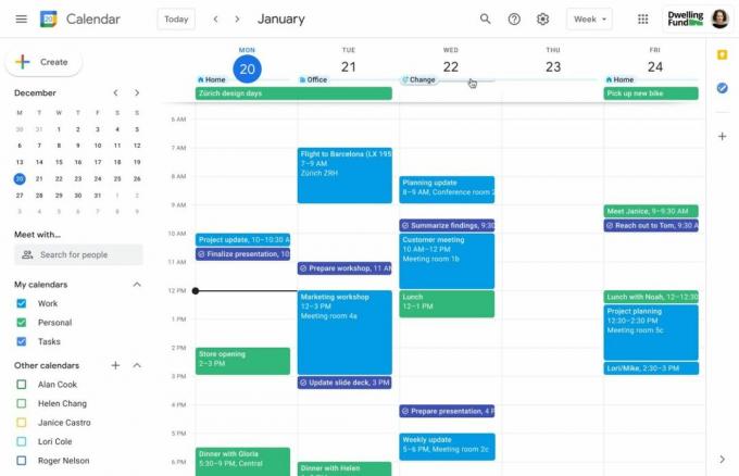 Google kalendāra atrašanās vietas kopīgošanas funkcija