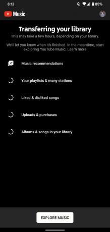 نقل مكتبة موسيقى Google Play إلى YouTube Music