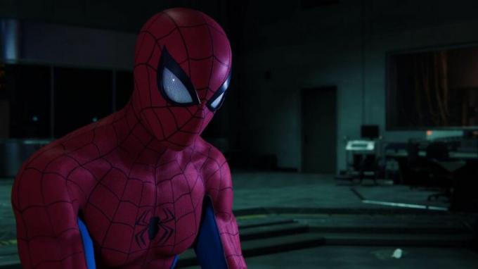Spider-Man i en cutscene