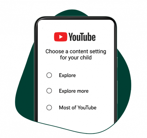 Избор на контролирани профили в YouTube