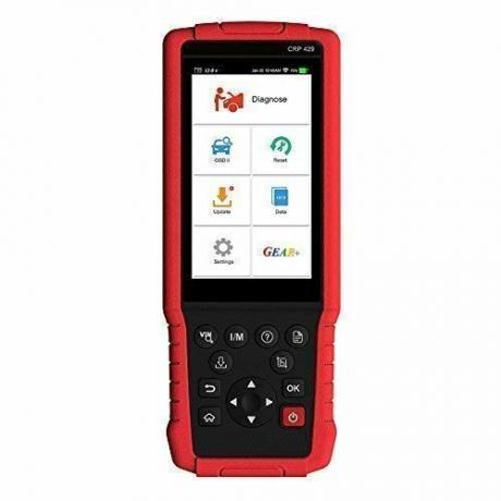 Käynnistä CRP429 OBD2 Scanner Scan Tool Full System Code Reader 8 Nollaustoiminnot: ABS Brake Leed, Oil Reset, EPB, BMS, SAS, DPF, Injector Coding and IMMO, Battery Voltage Graphing, One Click Update
