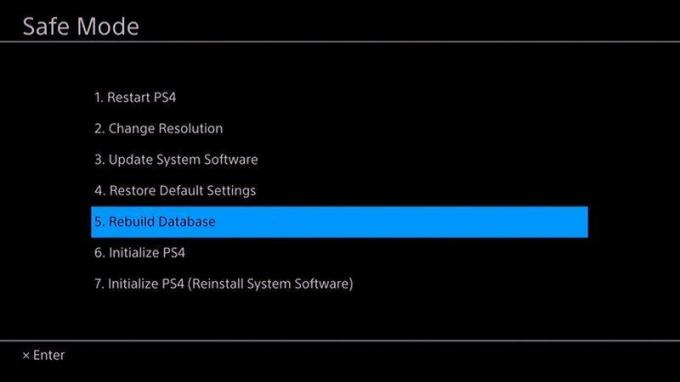 PlayStation csökkentett módú képernyő újraépítése