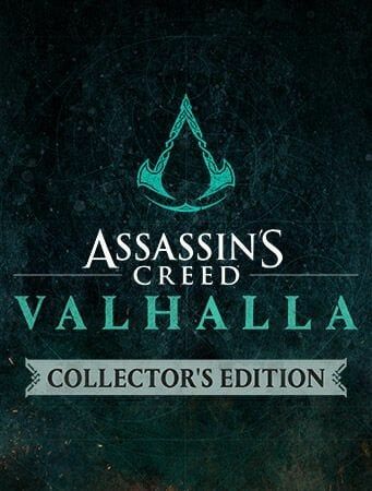 Arte da caixa da edição de colecionador Assassins Creed Valhalla