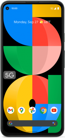 Renderowanie produktu Google Pixel 5a 5g