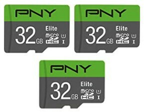 Paquet de 3 microSD PNY 32 Go