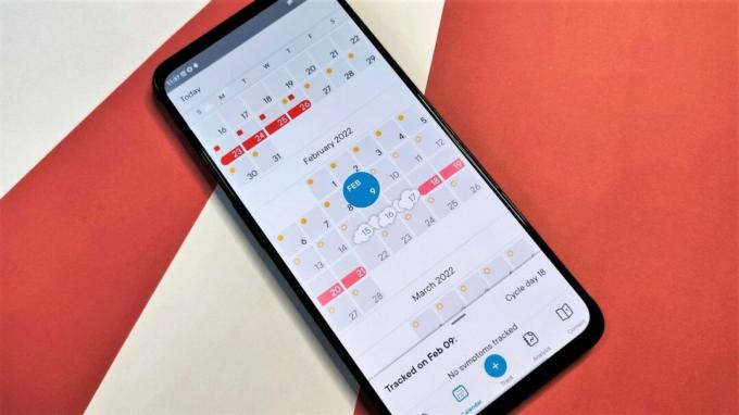 Aplikace pro sledování období na telefonu Android