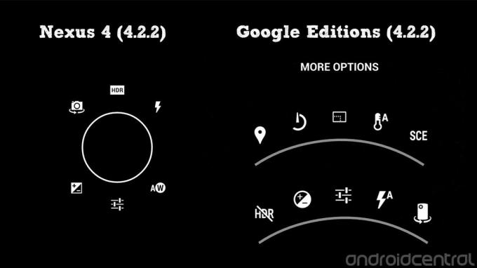Ažurirana aplikacija kamere Android 4.2.2