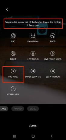 Samsung Camera Mode Advanced Step 2