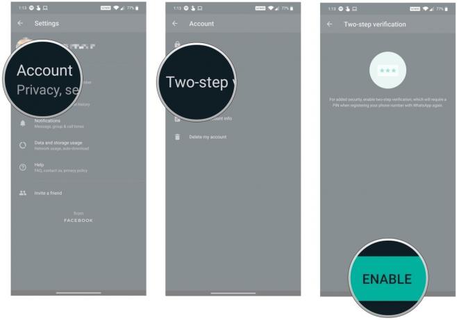 كيفية تمكين المصادقة الثنائية في WhatsApp لنظام Android