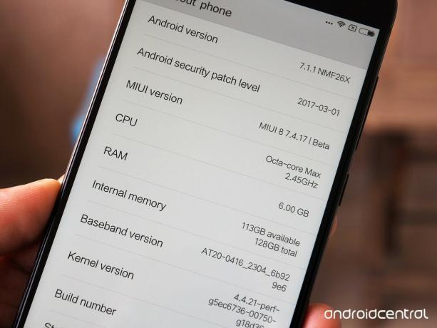 Xiaomi Mi 6 6 Go de RAM