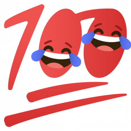 Едно хундо Gboard Emoji Mashup