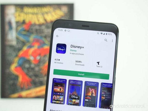 Disney + alkalmazás a Google Play Áruházban