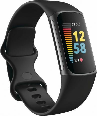 Fitbit Charge 5 Rendering nero