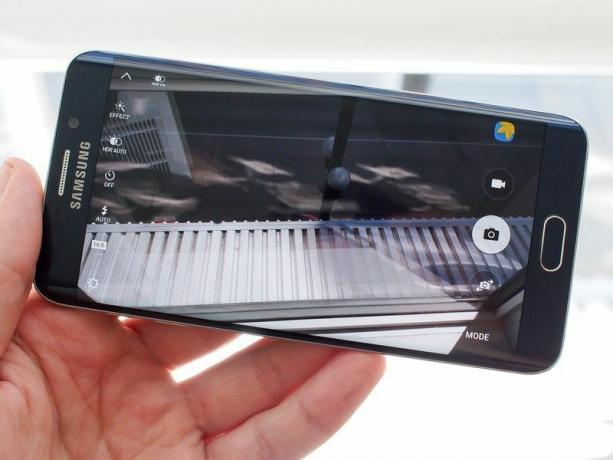 Interfaccia utente della fotocamera Galaxy S6 edge+