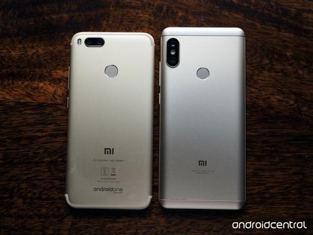 Xiaomi Redmi 5. piezīme Pro vs. Mi A1