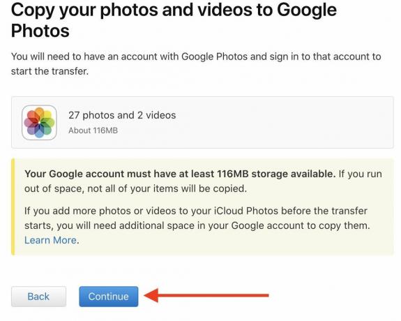 Icloud-Fotos übertragen Google Fotos Schritt 6
