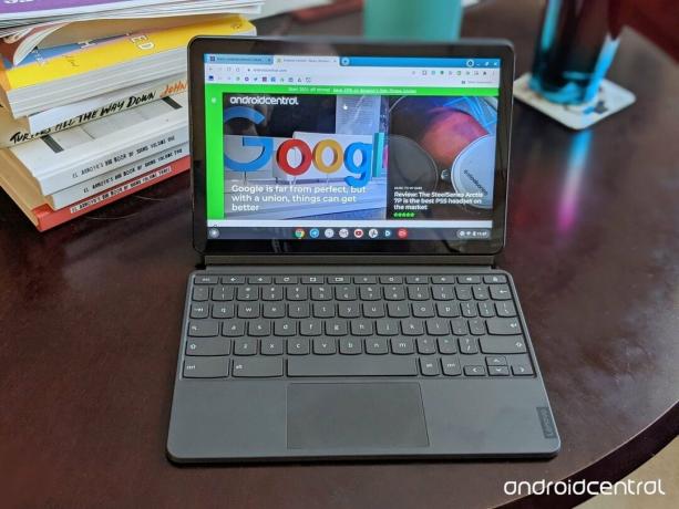 Lenovo Chromebook Duet Laptop Mode 1