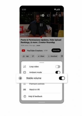 YouTube déploie une option « volume stable » pour équilibrer l'audio d'une vidéo.