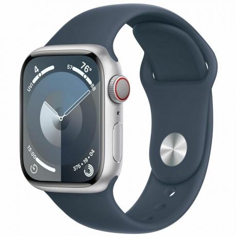 Kwadratowy render zegarka Apple Watch Series 9