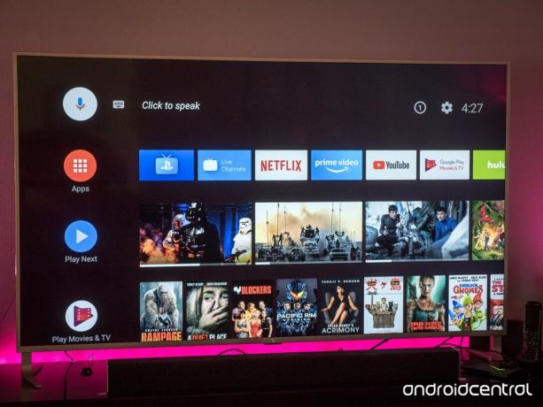 Interface Android TV