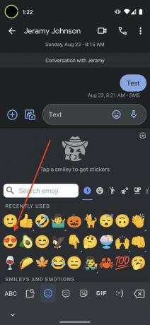 Gboard emoji mashup trinn 2