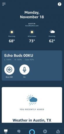 Echo Buds brugerdefineret skærm 1