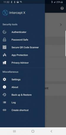Screenshot Sophos Mobile Antivirus