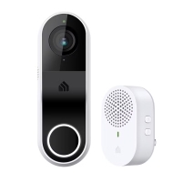 Kasa smart videodørklokkekamera med ringeklokke: