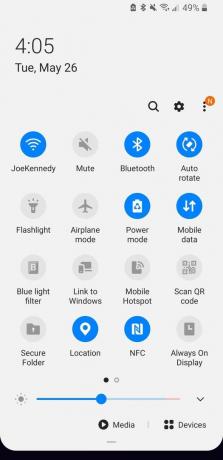Samsung modri svetlobni filter