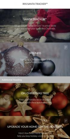 Lowe's Companies, Inc. Santa Tracking-Startbildschirm