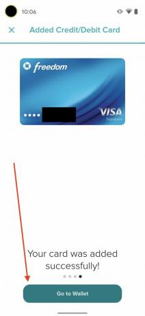 Adăugați cardul Fitbit Pay Pasul 11