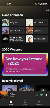 Spotify 2020 Wrapped 1