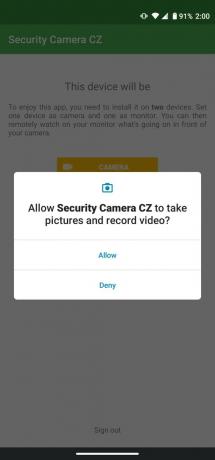 Bezpečnostní kamera CZ Camera