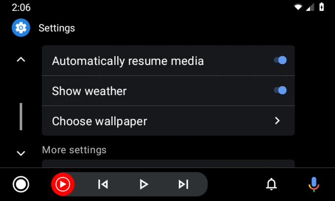 Cambiare lo sfondo in Android Auto