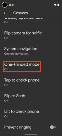 Kuidas vahetada ühe käega režiimi Android 12 neli