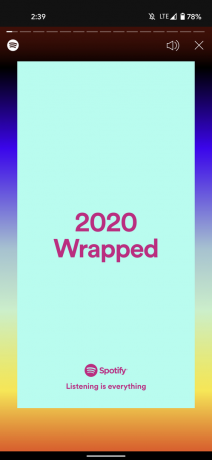 Spotify 2020 iesaiņots 2