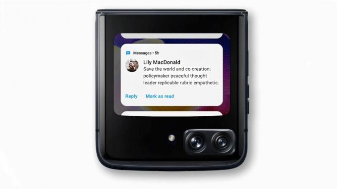 Motorola Razr 2022 vāka ekrāns