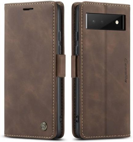 Skórzany portfel Kowauri Pixel 6 Case