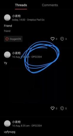 OnePlus Pad Go im OnePlus-Forum entdeckt