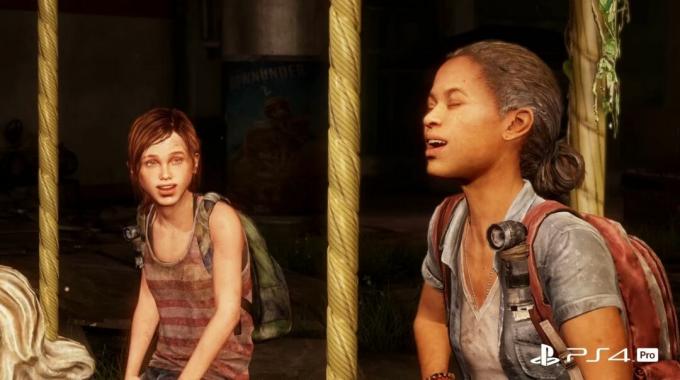 The Last of Us remastrade Ellie och Riley PS4 Pro