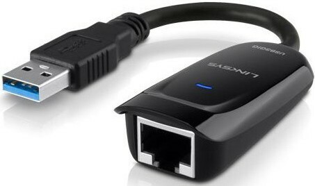 מתאם Ethernet של Linksys USB3.0