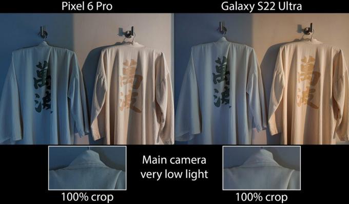 Galaxy S22 Ultra vs. Pixel 6 Pro Hauptkamera