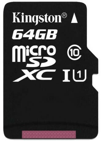 Kingston 64 GB microSD-kort